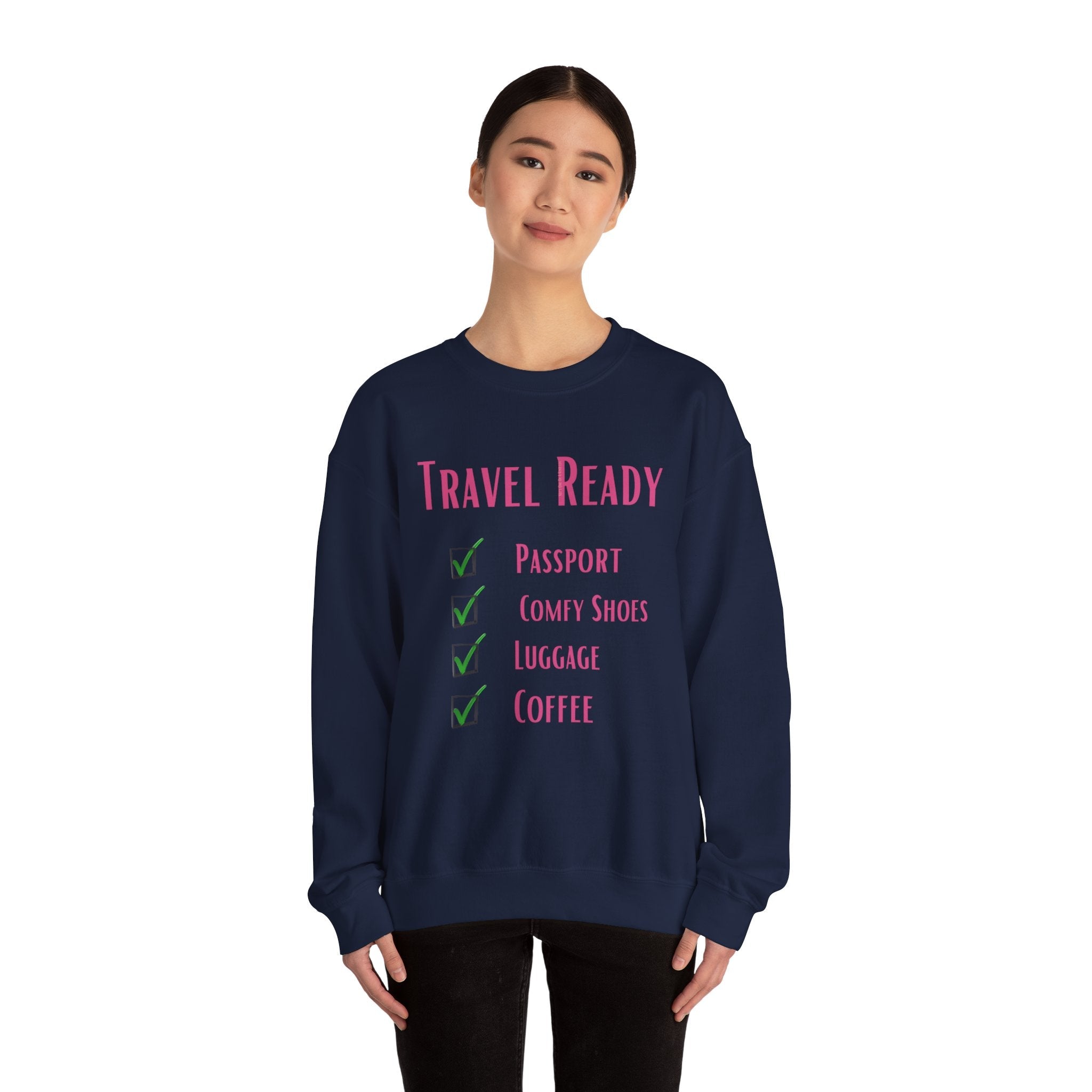 Travel Ready Unisex Heavy Blend™ Crewneck Sweatshirt